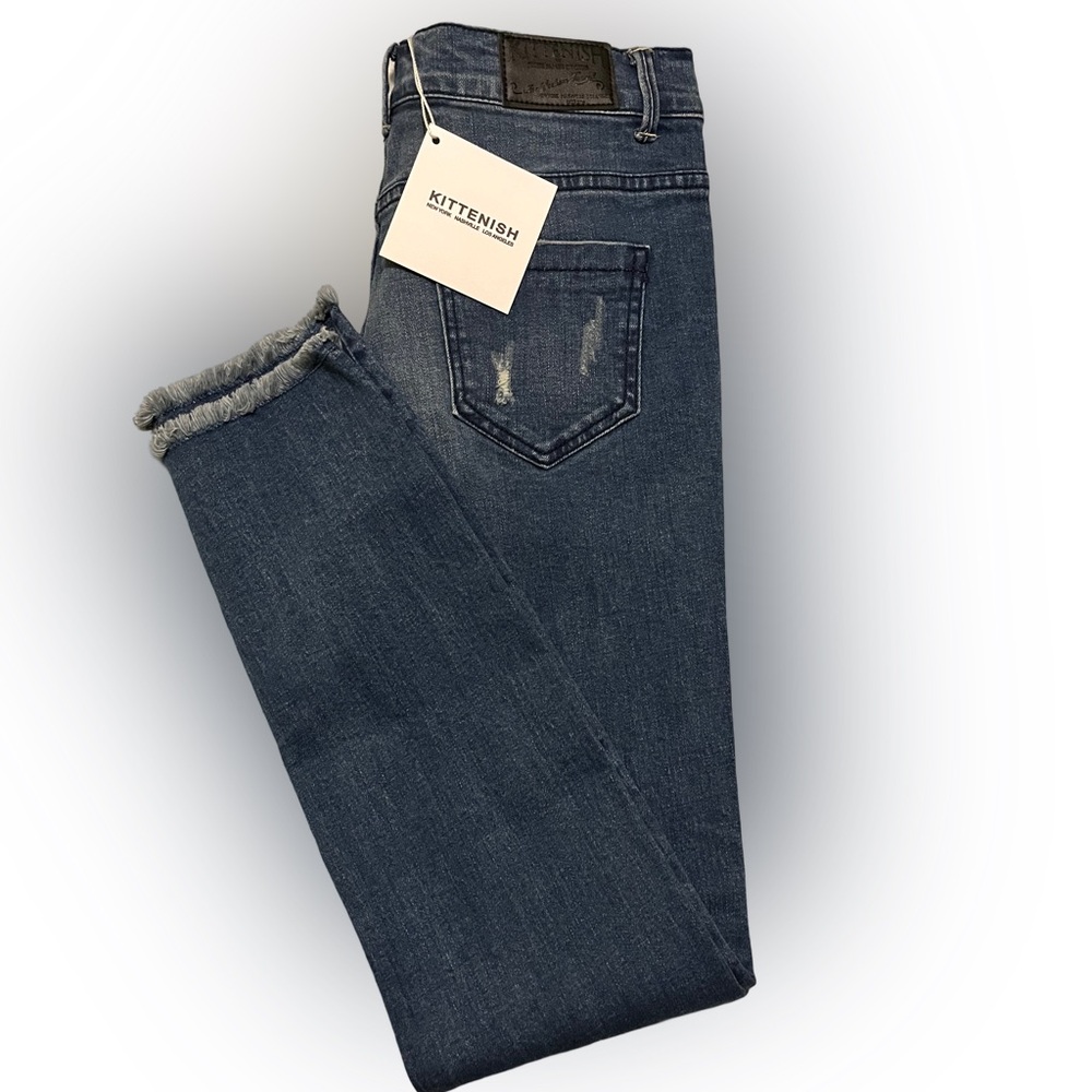 Kittenish Women’s Skinny Jeans Buttonfly Size 28 NWT